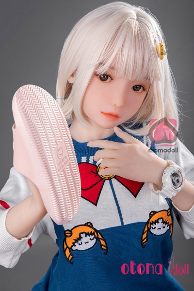 Kanako 138cm E-Cup MomoDoll Gray Hair Lolita Doll